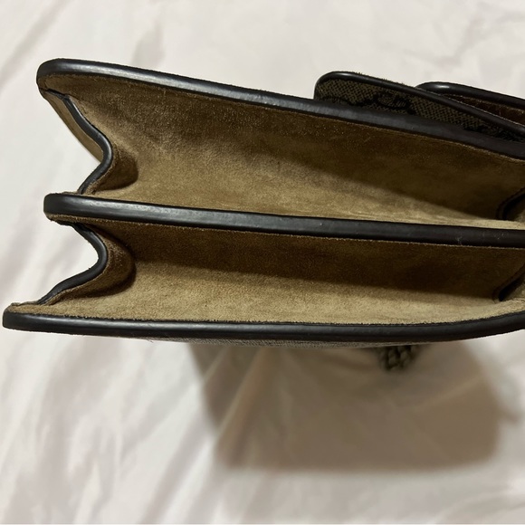 This is authentic Gucci GG Supreme Monogram small Dionysus shoulder bag. - Picture 9 of 12